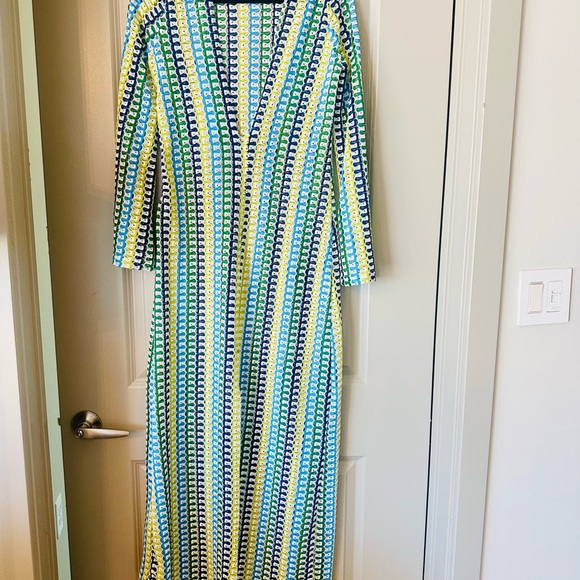 Source Unknown Dresses & Skirts - Multicolor Striped Dress/Coverup